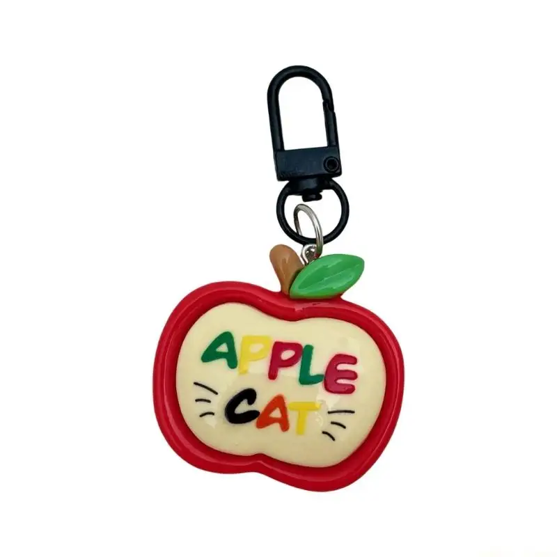 31BF Creative Resin Charm Keychain Pendant Easy Carry Lovely Black Cats Holder