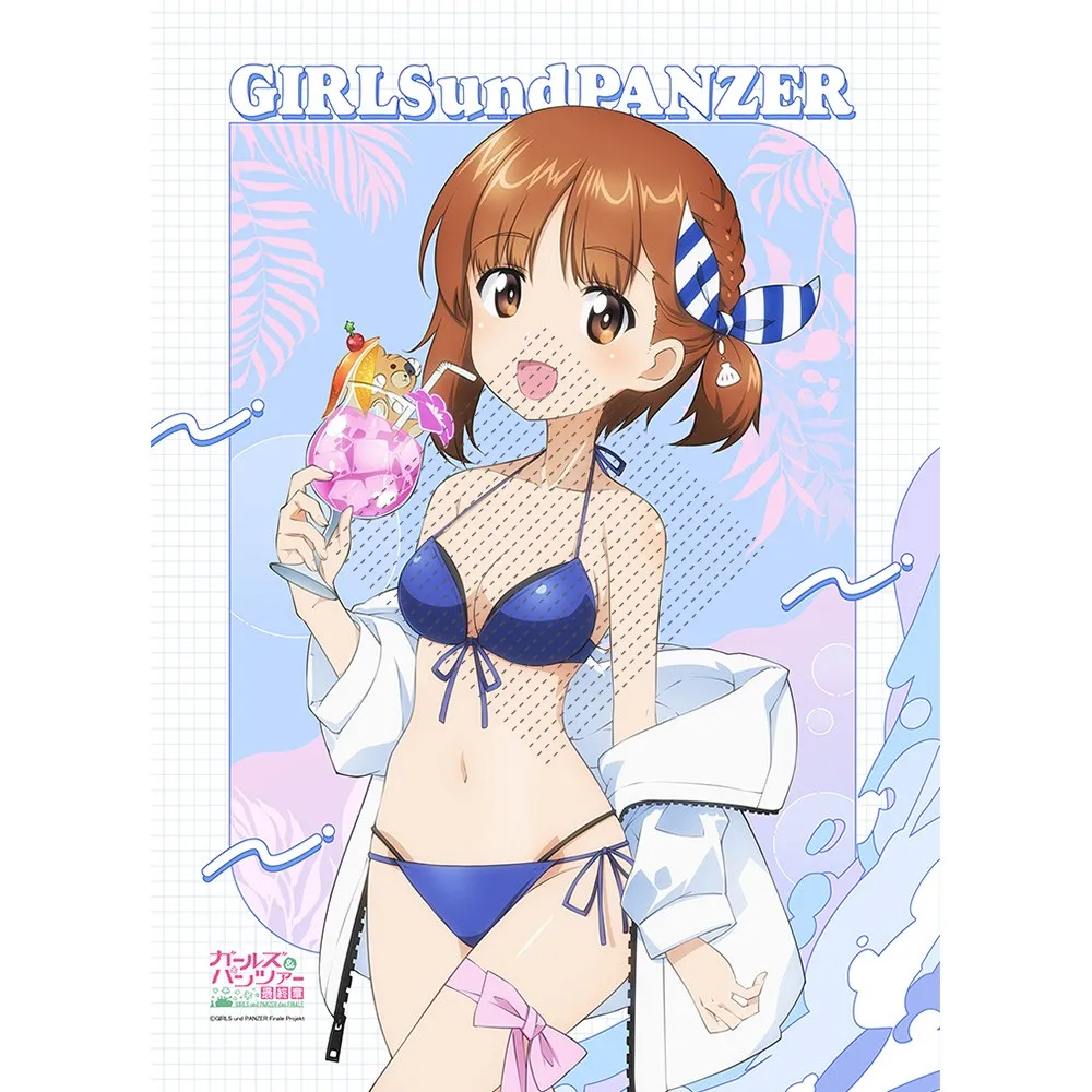 لعبة Nishi Kinuyo Darjeeling Nishizumi Miho Maho Kathowa Anchovy أكريليك حامل الشكل دمية أنيمي المفاتيح تأثيري لعبة هدية #6