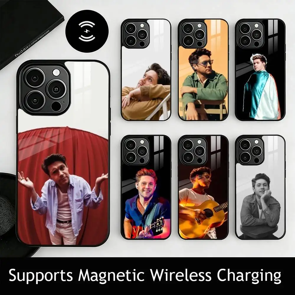 Singer Niall Horan gift Phone Case For iPhone17,16,15,14,13,12,11 Plus,Pro Supports Magnetic Wireless Charging