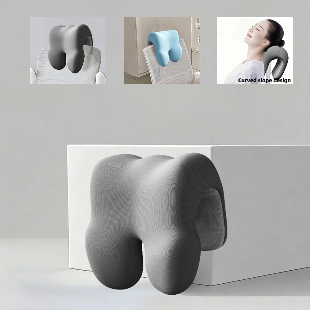 Office Workstation Chair Headrest Neck Pad for Sleeping And Napping-Backrest And Head Support Ergonomic Design for Neck Comfort 3