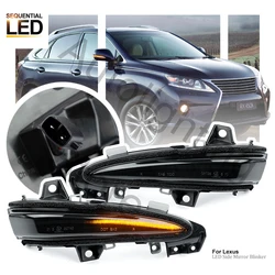 For Lexus RX450H RX350 RX270 2010 2011 2012 2013 -2015 LED Turn Signal Light Dynamic Side Blinker Mirror Indicator Lamp Rearview