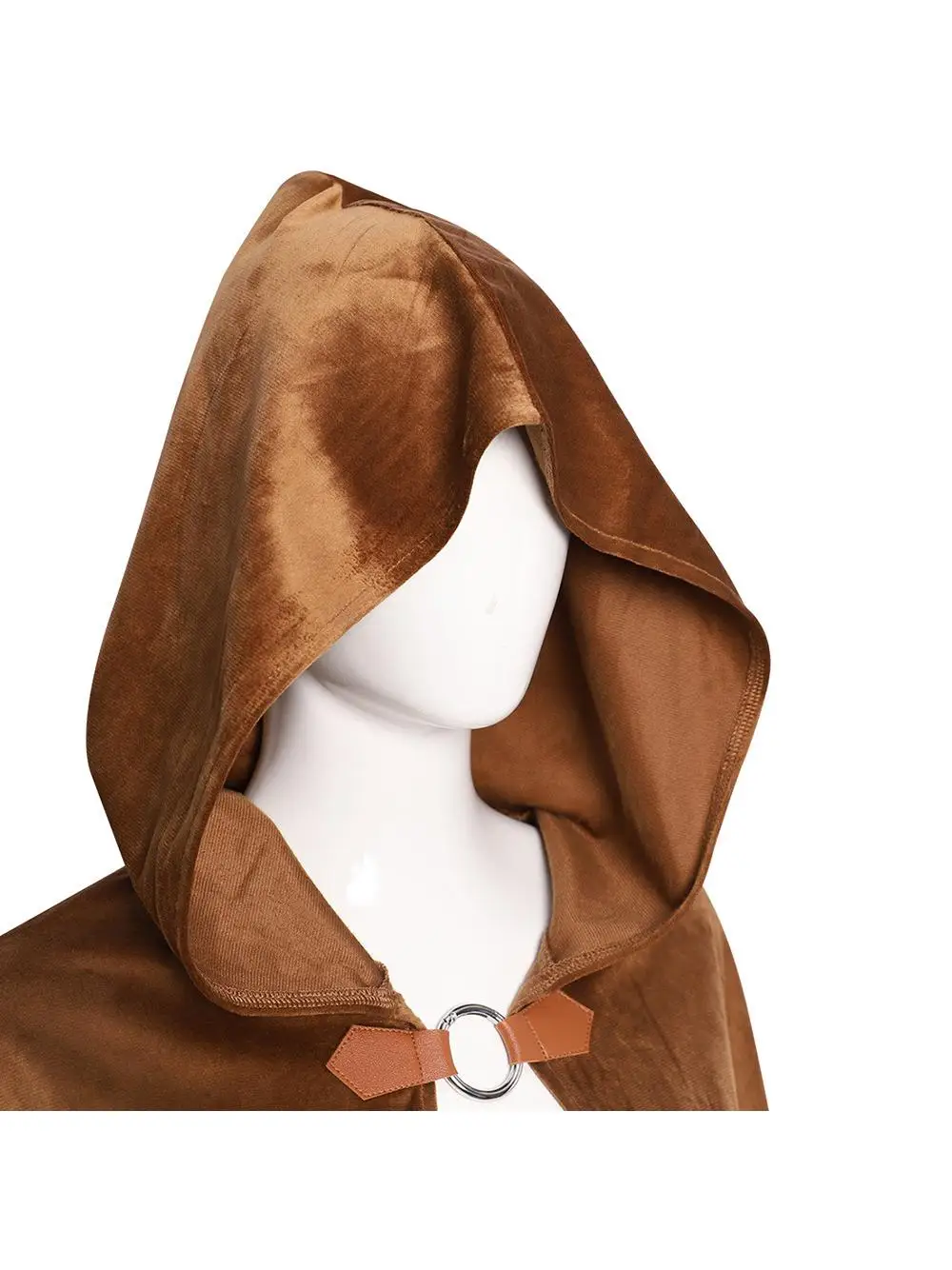 عباءة بغطاء للرأس من القطيفة المخملية بتصميم عتيق، زي لحفلات الهالوين، وصول جديد من مصنع صيني، خريف 2024 #5