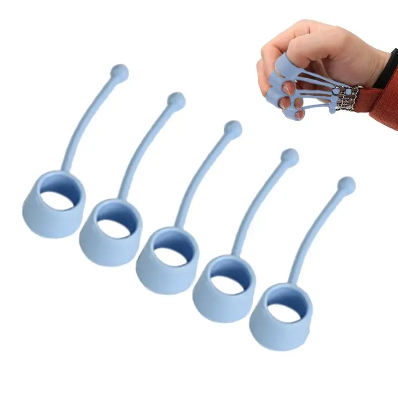 5pcs Finger Stretcher  Finger Extension Exerciser Finger Stretcher Hand Grip Strengthener For Exercise Fingers Improve Hand new