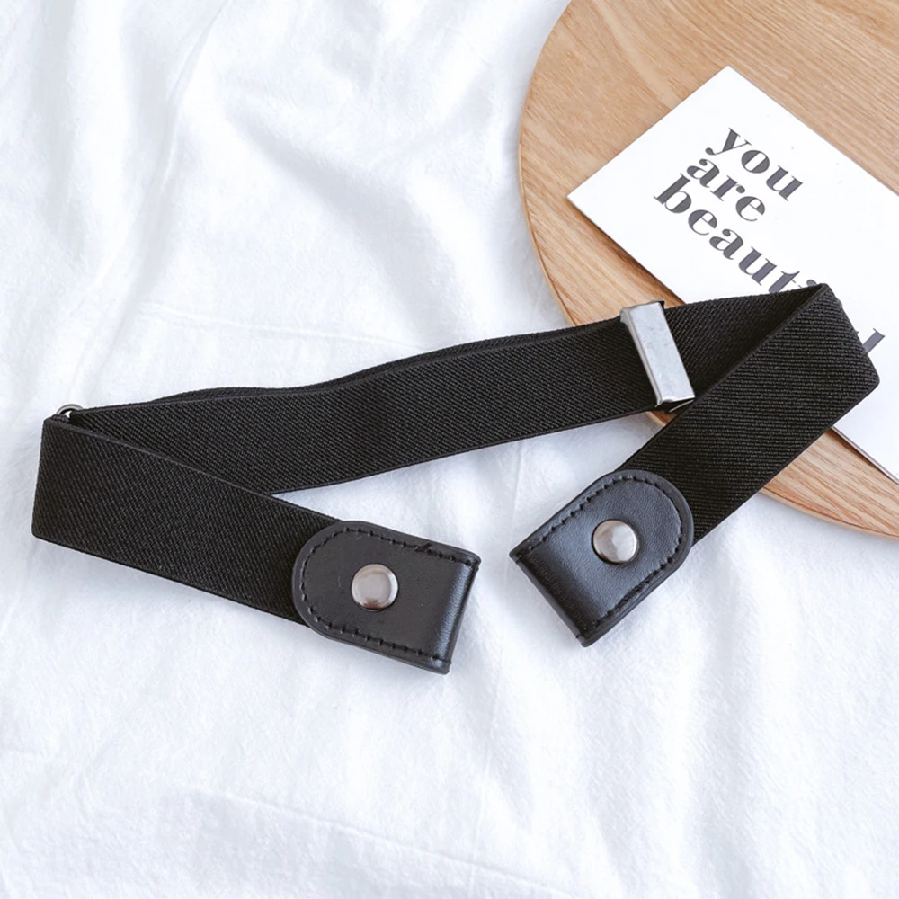 Unisex Elastic Belt 3PCS Set Wear Resistant Versatile Soft Belt For Denim Pants