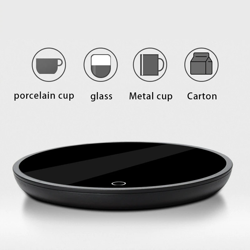 Calentador de tazas de café caliente, calentador de tazas, calentador de café para escritorio con apagado automático-enchufe estadounidense