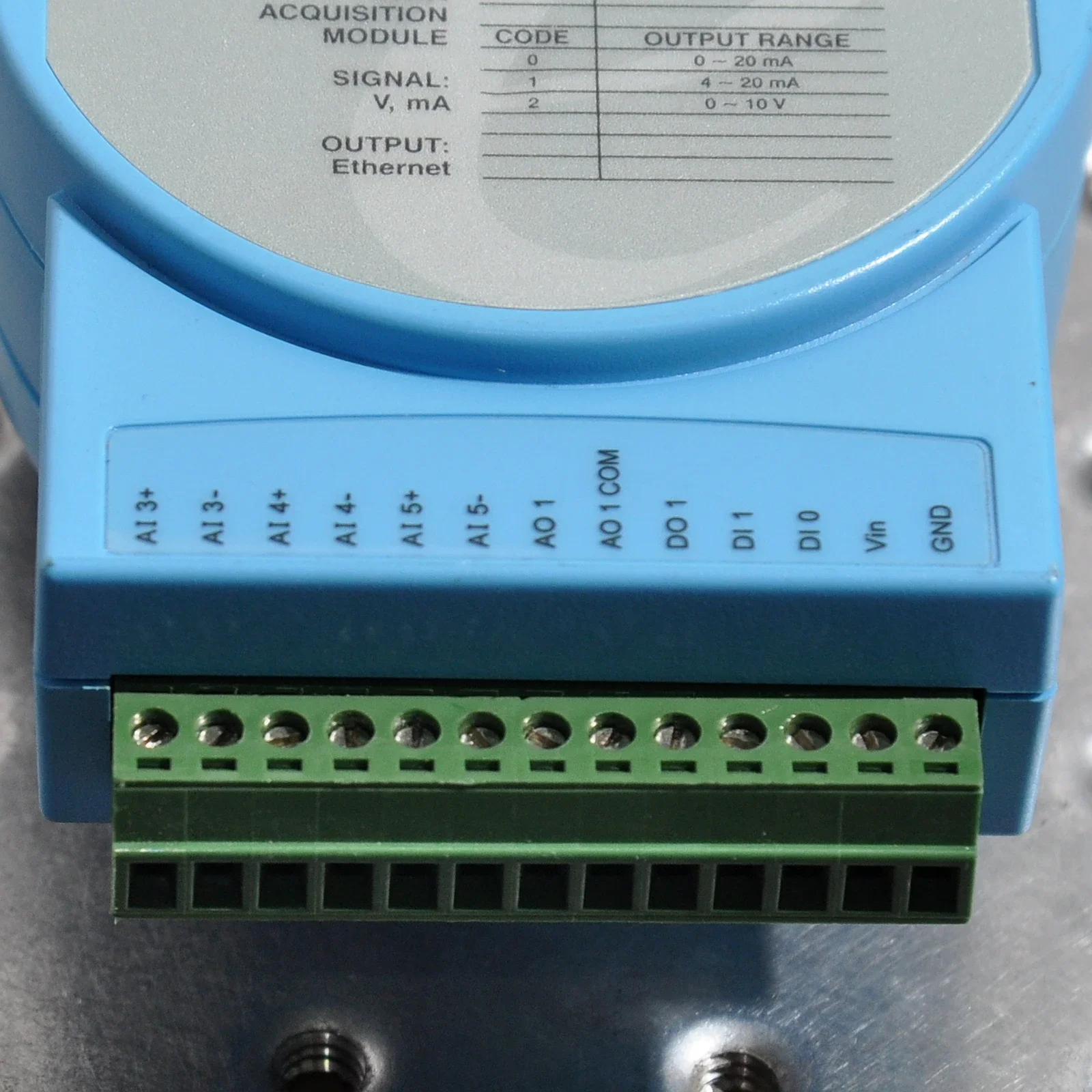 Módulo TCP Universal Isolado ADAM-6024, Protocolo Modbus de Entrada e Saída de Suporte, 12 Canais, Usado