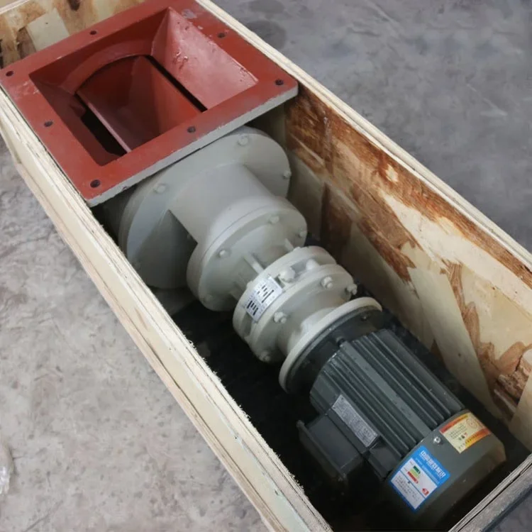 

Factory direct supply heavy duty ash dust discharge rotary airlock valve for pneumatic conveying