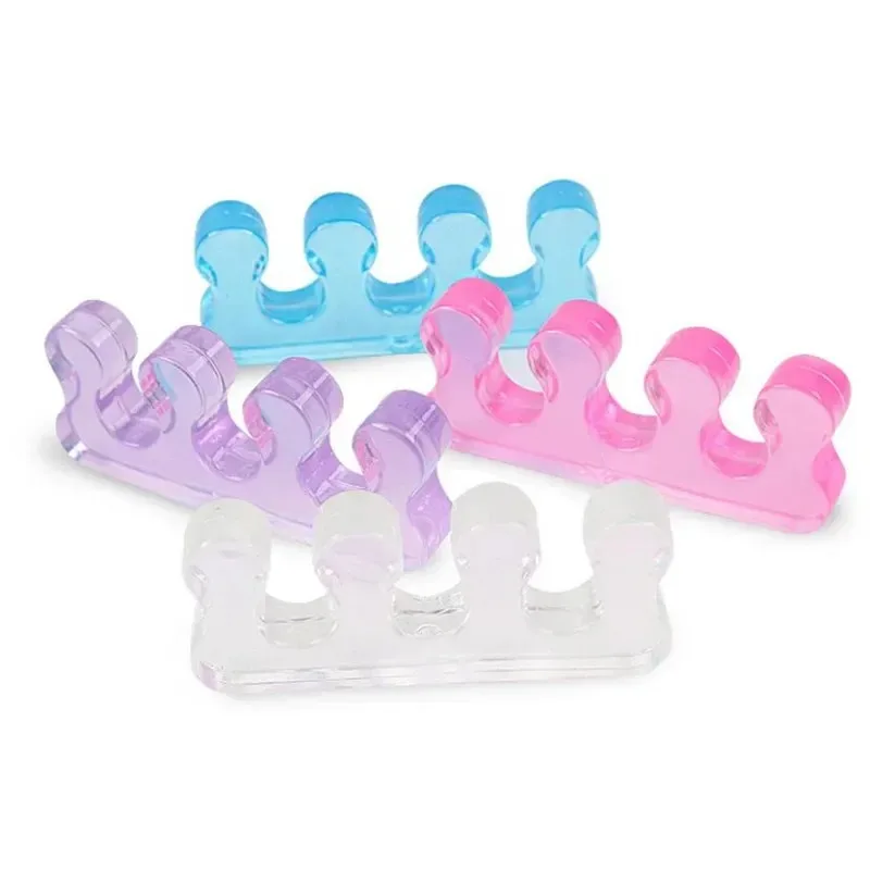 Soft Gel Toe Separators for Bunion Relief Pedicure Toe Spacers Toenail Dividers for Nail Polish
