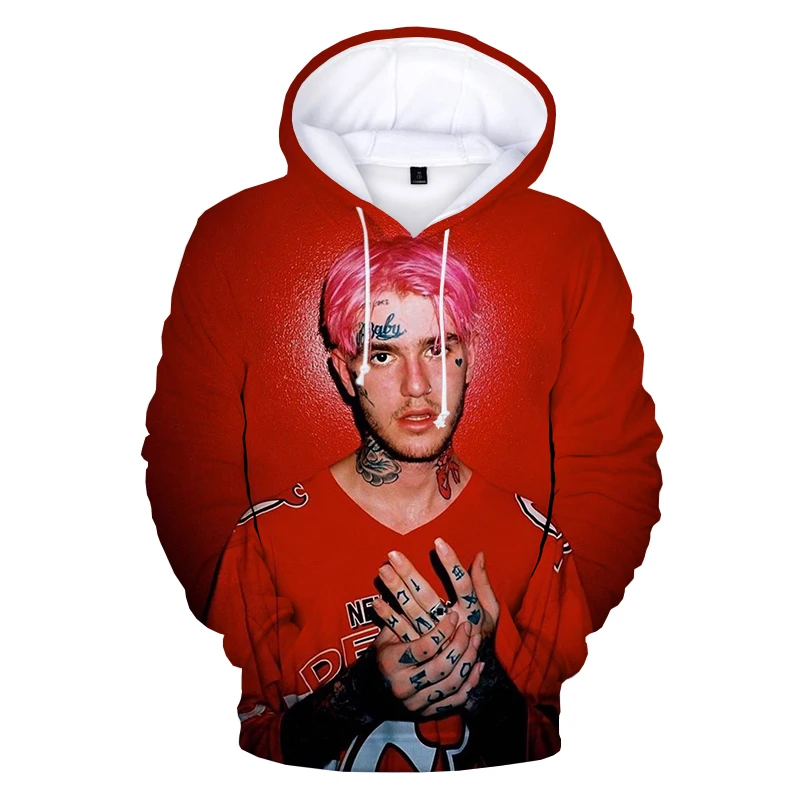2024 Lil Peep Rapper 3D Print Men Hoodie Pullovers Hip Hop Harajuku Streetwear Hooded Sweatshirts Men Women Fashion Oversized Cl