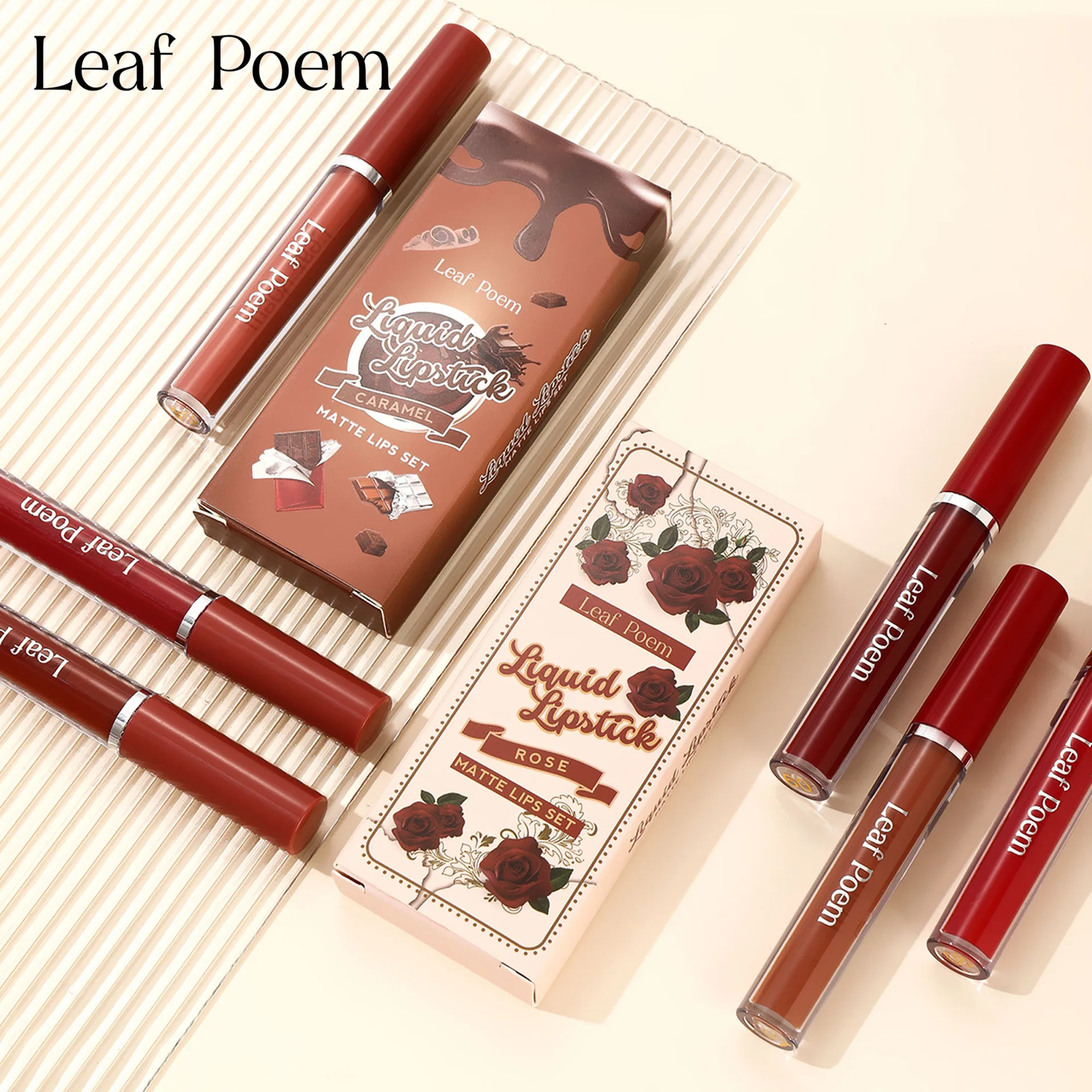 Set di lucidalabbra a prova di trasferimento da 3 pezzi, mousse di velluto opaco, kit di rossetti liquidi non sanguinanti a lunga durata impermeabile per matrimoni in palestra