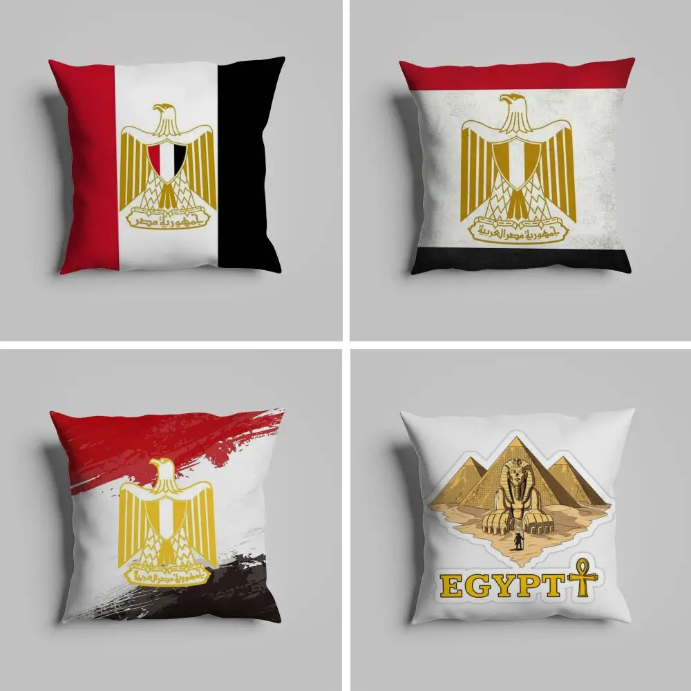 

Pillow Case luxurious home office, sofa decorative Multi sized car seat cushions, pillowcases Egypt flag map logo cool