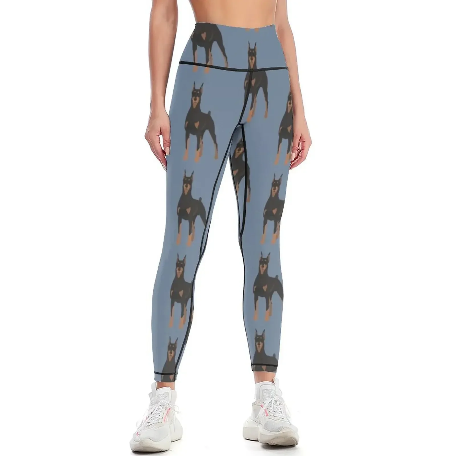 

Doberman Leggings Women's sportswear sportswear woman gym 2025 Fitness's gym clothes for girls Womens Leggings