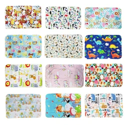 110*158 CM Nappy Urine Pad Sheet Mattress Changing Mat Bedding Baby Waterproof Reusable Infant Cartoon Cotton Diaper Cover