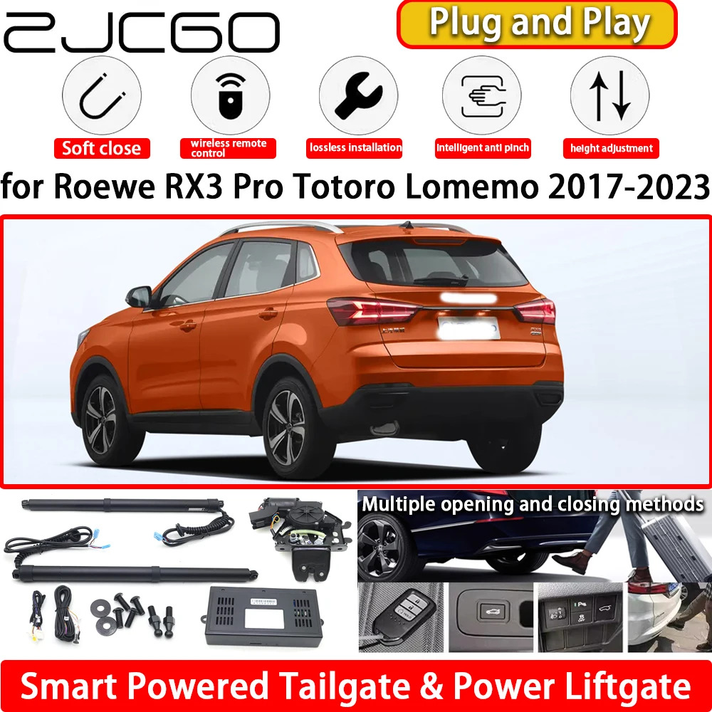 

ZJCGO for Roewe RX3 Pro Totoro Lomemo 2017-2023 OEM Automatic Electric Powered Tailgate Power Liftgate Tail Gate Lift Kit System