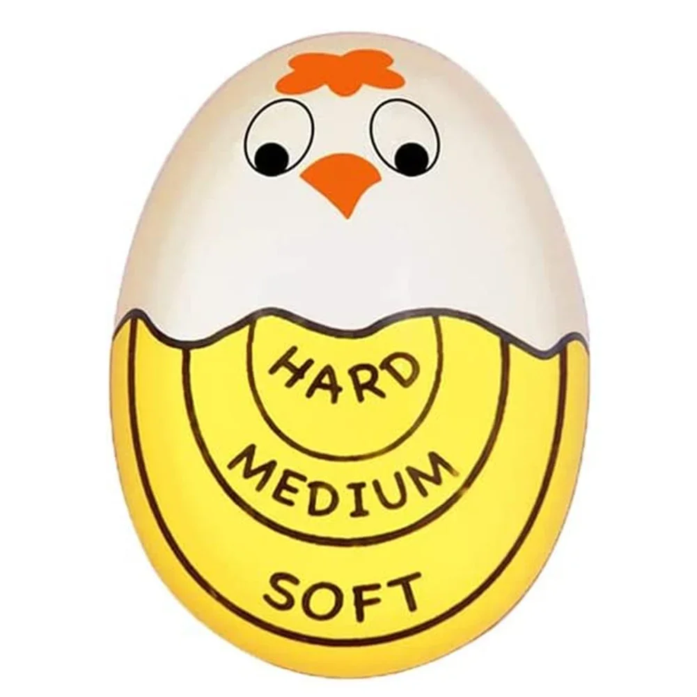 

Exquisite Workmanship Egg Timer Color Changing Feature Soft to Hard Indication Made with Food Safe Resin Easy to Use and Clean