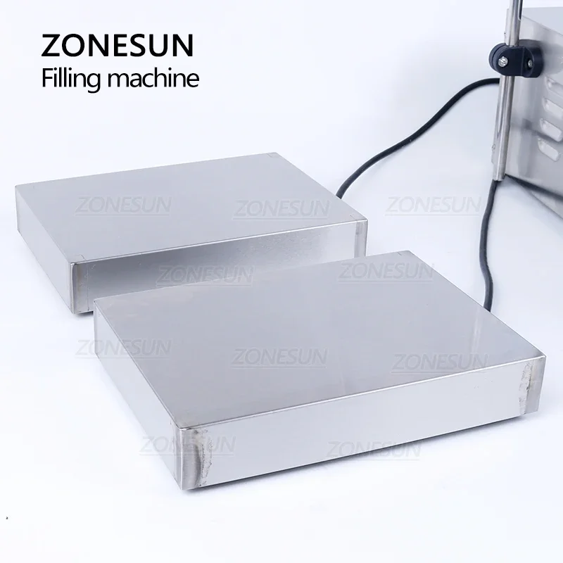 ZONESUN ZS-GP632 Двойные сопла Смазочная машина для взвешивания съедобных эфирных масел Полуавтоматический зубчатый насос Масляный наполнитель