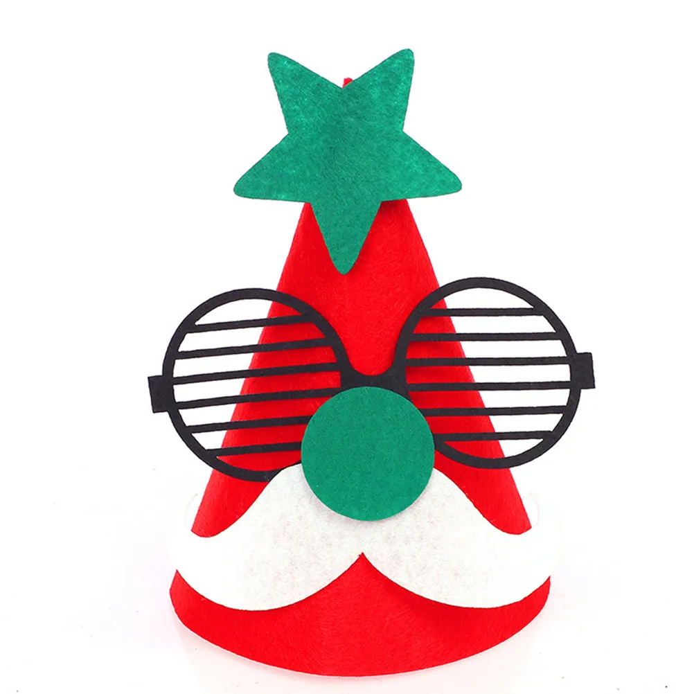 12 piezas de material para hacer gorros navideños, gorros de papel creativos, decoración para fiestas infantiles, para el hogar, la oficina o para fiestas navideñas, disfraces de cosplay.