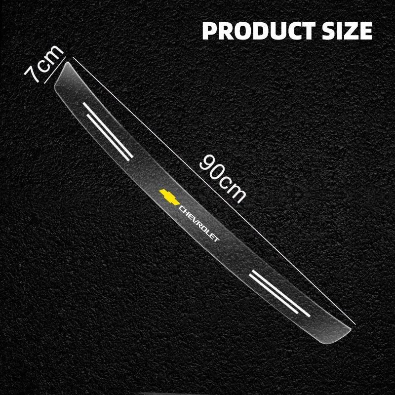 ملصق لوحة حماية خلفية شفافة للسيارة لسيارة شيفروليه سيلفرادو إمبالا ماليبو الاعتدال كروز كامارو تاهو/الفرسان الغواحي #2