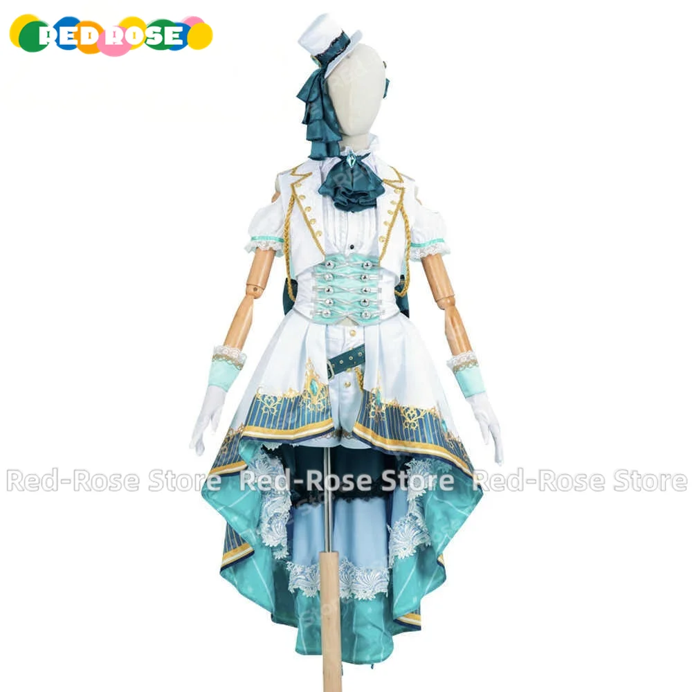 

【Customized 】Anime Uma musume Pretty Derby Mejiro McQueen End of Sky Cosplay Costume Halloween Suits Party Role Play Outfit