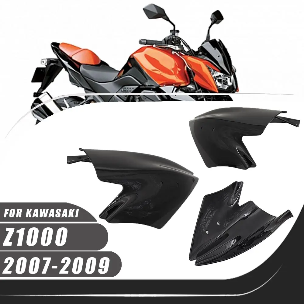 

For 2007-2009 Kawasaki Z1000 Z 1000 2008 2007 Motorcycle ABS Windshield Windscreen Wind Deflectors