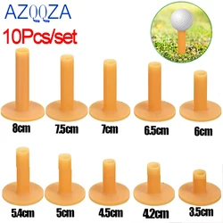 10 Pieces Golf Range Tees Set Rubber Golf Tees for Range Mats Golf Rubber Tees Driving Range for Practice Mat Mixed Size