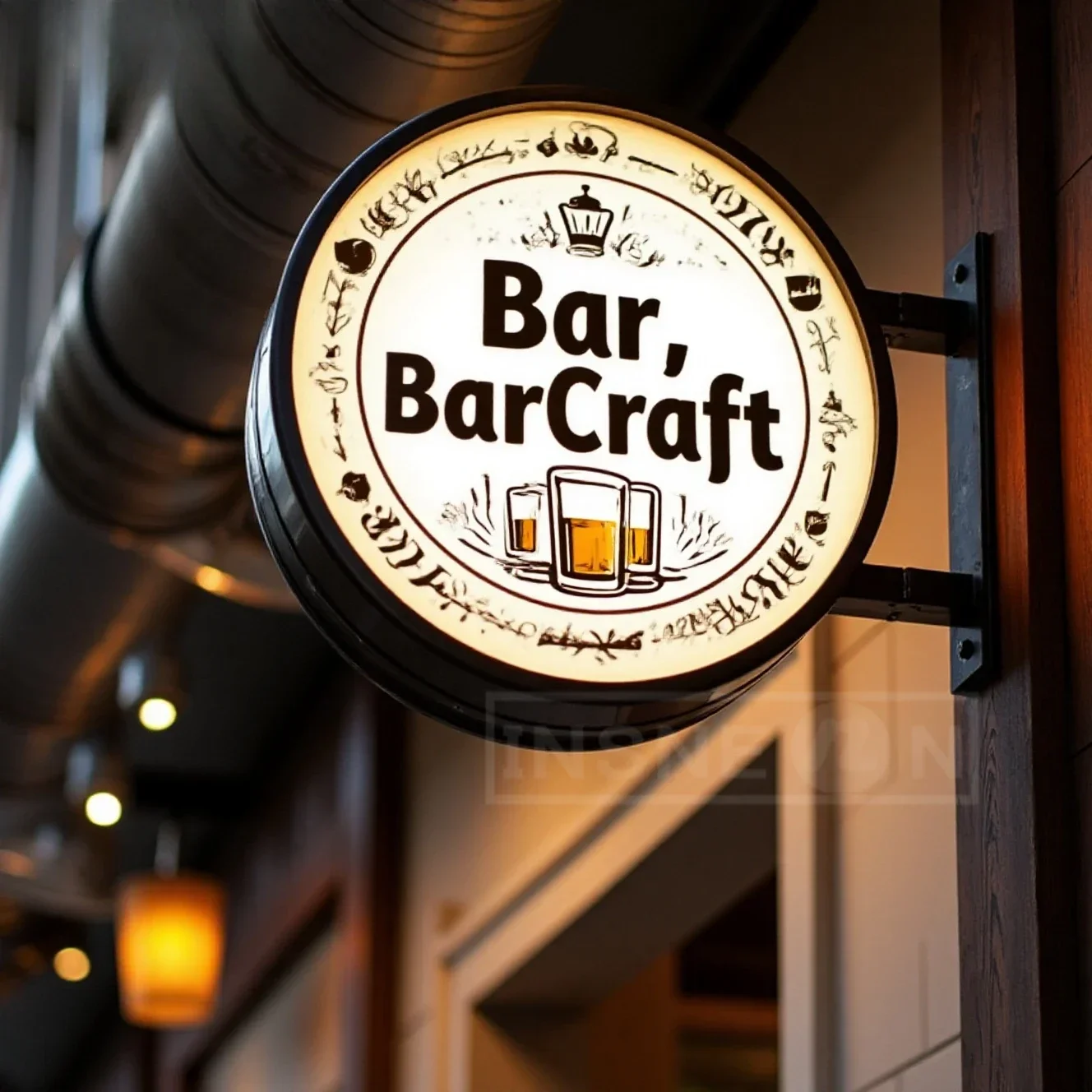 

Световой короб с логотипом на заказ, прочный металлический/акриловый светодиодный неоновый знак с индивидуальным дизайном для домашнего декора стен и коммерческого рекламного подарка