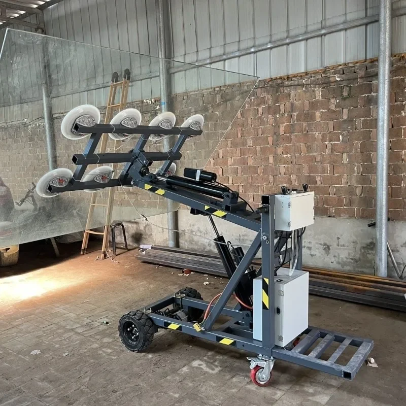Vacuum glass suction cup installation cart suction cup manipulator electric walking lifting curtain wall glass mobile