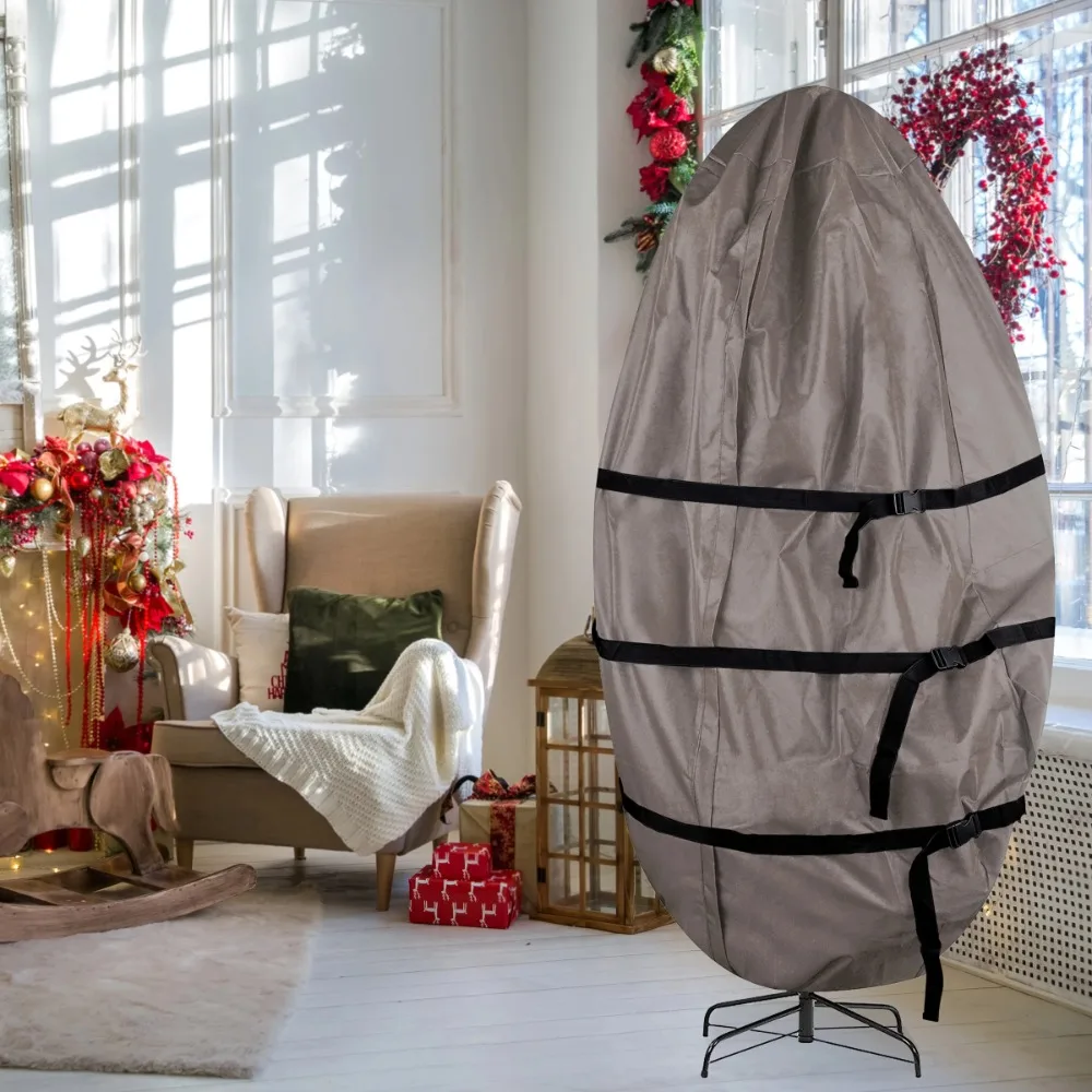 

Upright Christmas Tree Storage Bag for 9FT Artificial Trees (Gray)