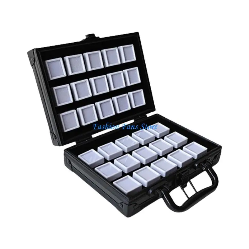 

Надежный алюминиевый футляр для ювелирных изделий с замком и мягкой амортизацией для безопасного хранения и легкого доступа к