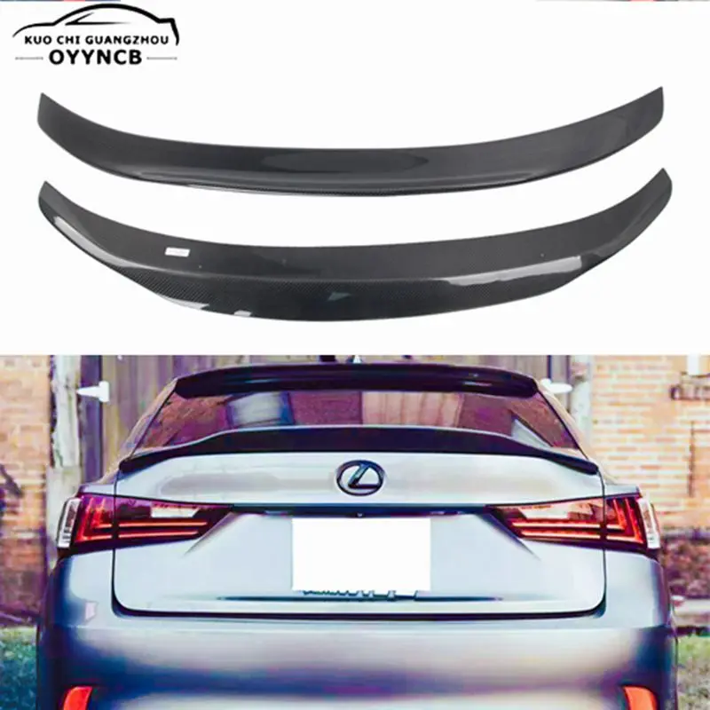 For Lexus IS XE30 PSM Style Carbon Fiber Rear Spoiler Trunk Wing 2013-2020 FRP Forged Carbon
