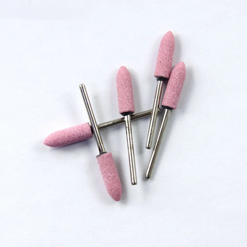 100pcs Dental Polishing Pink Stone Medium Contour Ceramic P-02 Low speed burs for dentists Teeth Care & polishing tools