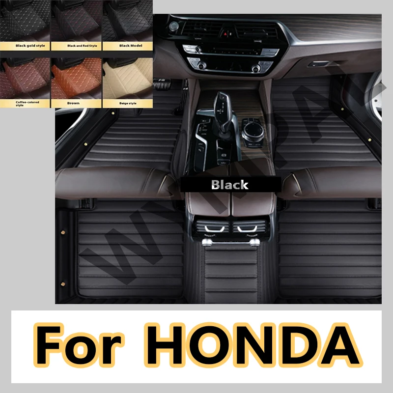 

Luxury Car Floor Mats For Honda Accord Civic Civic eNS1 Vezel CR-V Fit Spirior CRZ Insight City Odyssey HRV car accessories