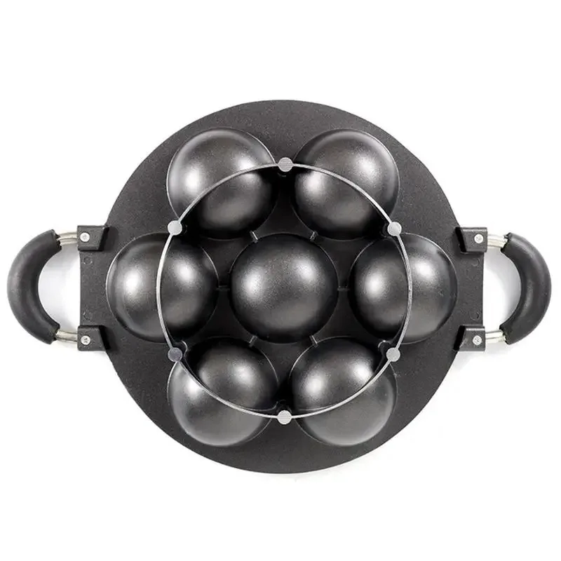 7 حفرة الطبخ كعكة عموم الحديد الزهر عجة عموم غير عصا وعاء الطبخ الإفطار البيض طباخ قالب الكعكة تجهيزات المطابخ المطبخ أدوات المطبخ