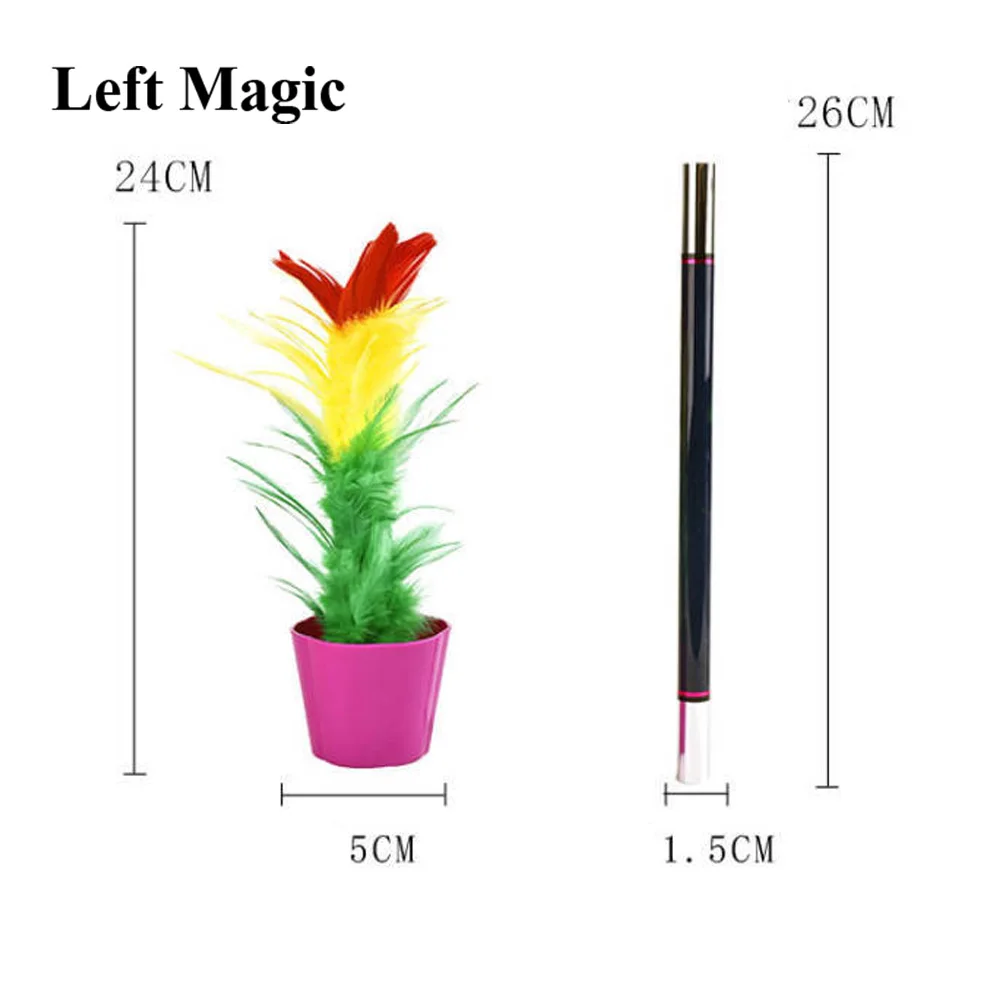 1 Set Magic Wand To Flower Magic Trick Easy Magic Tricks Toys For Adults Kids Show Prop Toys For Boys Fun For Children Gift