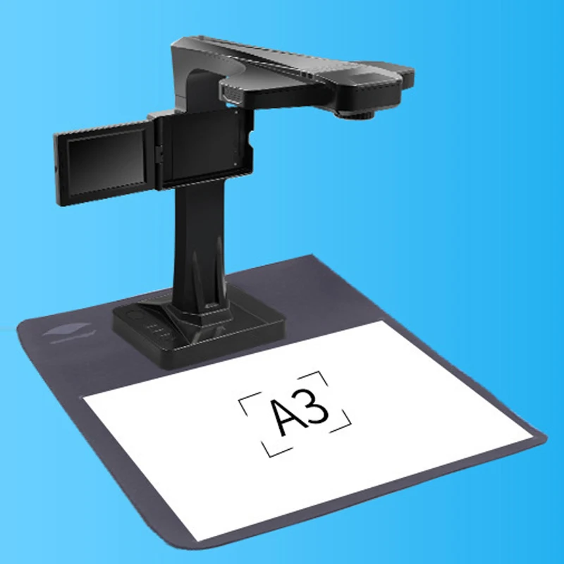 High-end Book and Document Scanner Automatic Flatbed and Correction Technology 20-Megapixel Camera Supports A3 Size OCR Recognit