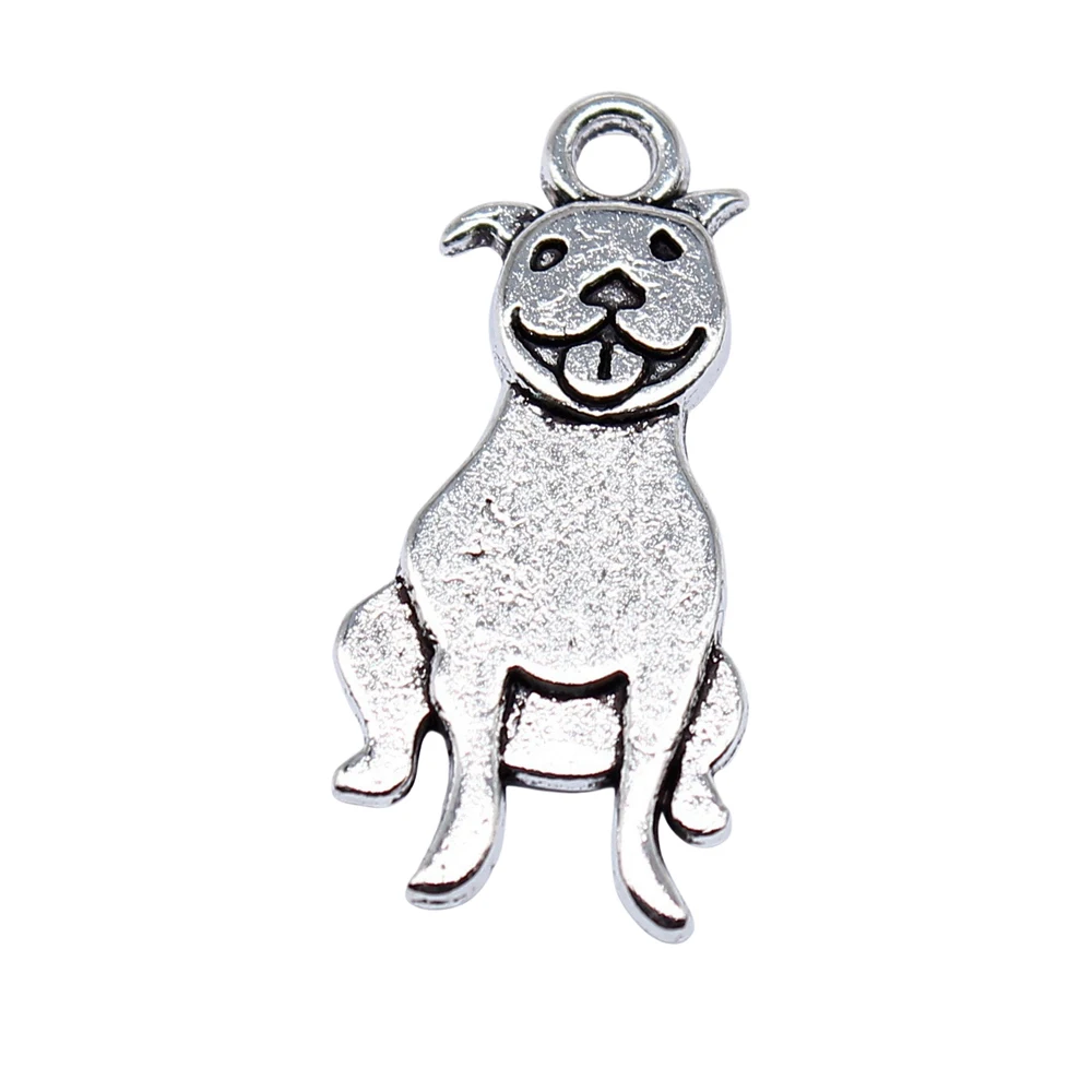 Accessories For Women Puppy Charms Vintage Jewelry 20x10mm 20pcs