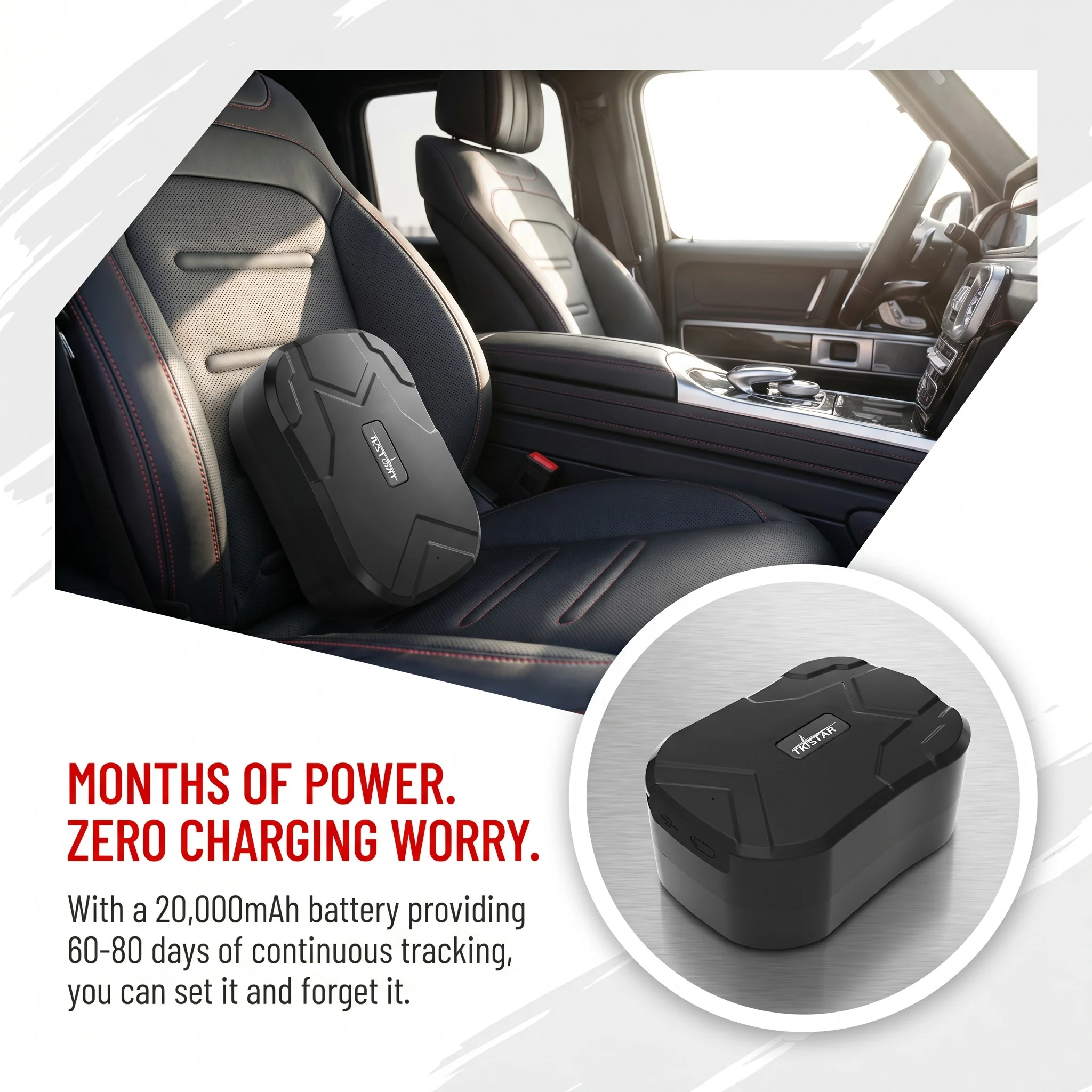 جهاز تتبع GPS للسيارة TKSTAR T - مراجعة Heavy Equipment Gps Tracker وسعره