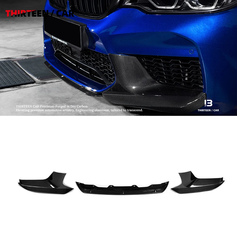 

MP Style dry Carbon Front Bumper Front Lip Spoiler Winglet Splitter for BMW M5 F90 Pre-LCI Competition 2018-2020