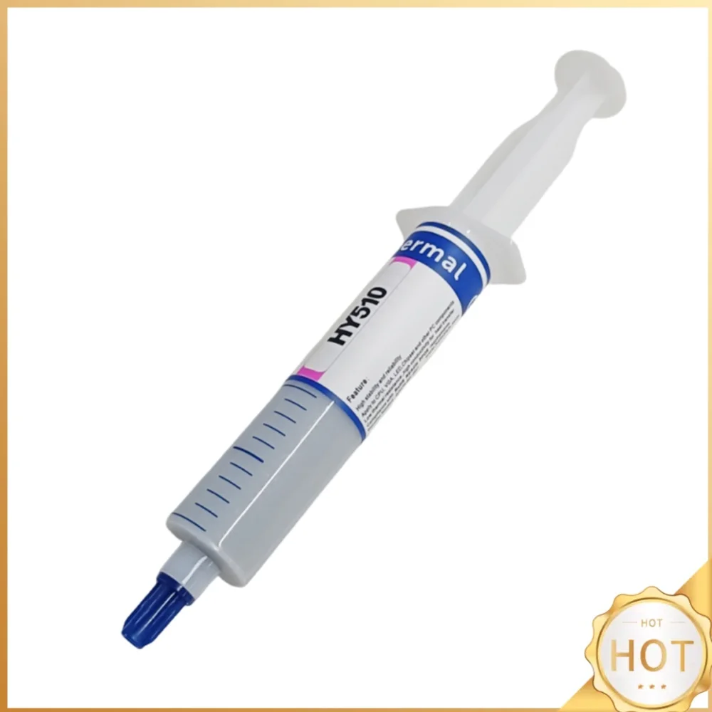 Gray Heatsink Compound HY510 Syringe CPU Thermal Silicone Paste