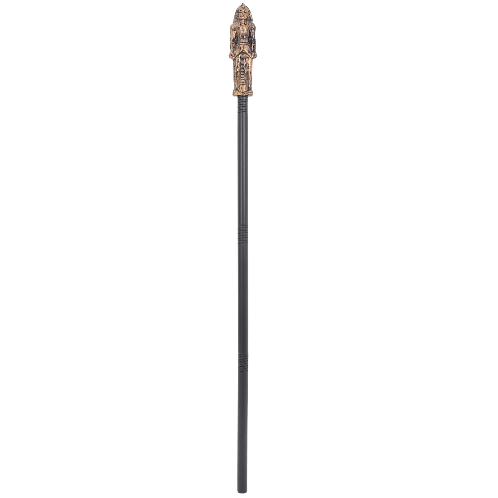 

Party Dress up Stick Shepherd Staff Cane Costume Cosplay Wizard Sorcerer Halloween Accessory Scepter Plastic Walking Stick Prop
