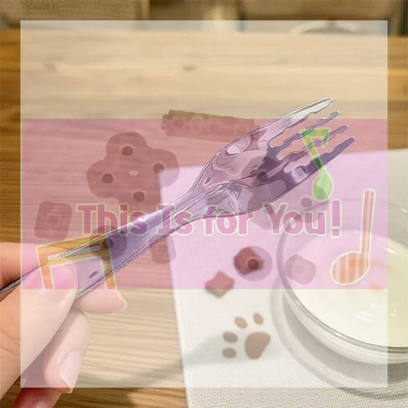 Food Snacks Ideas For Kids - 【MA】Compact Stainless Spoon And Fork Set