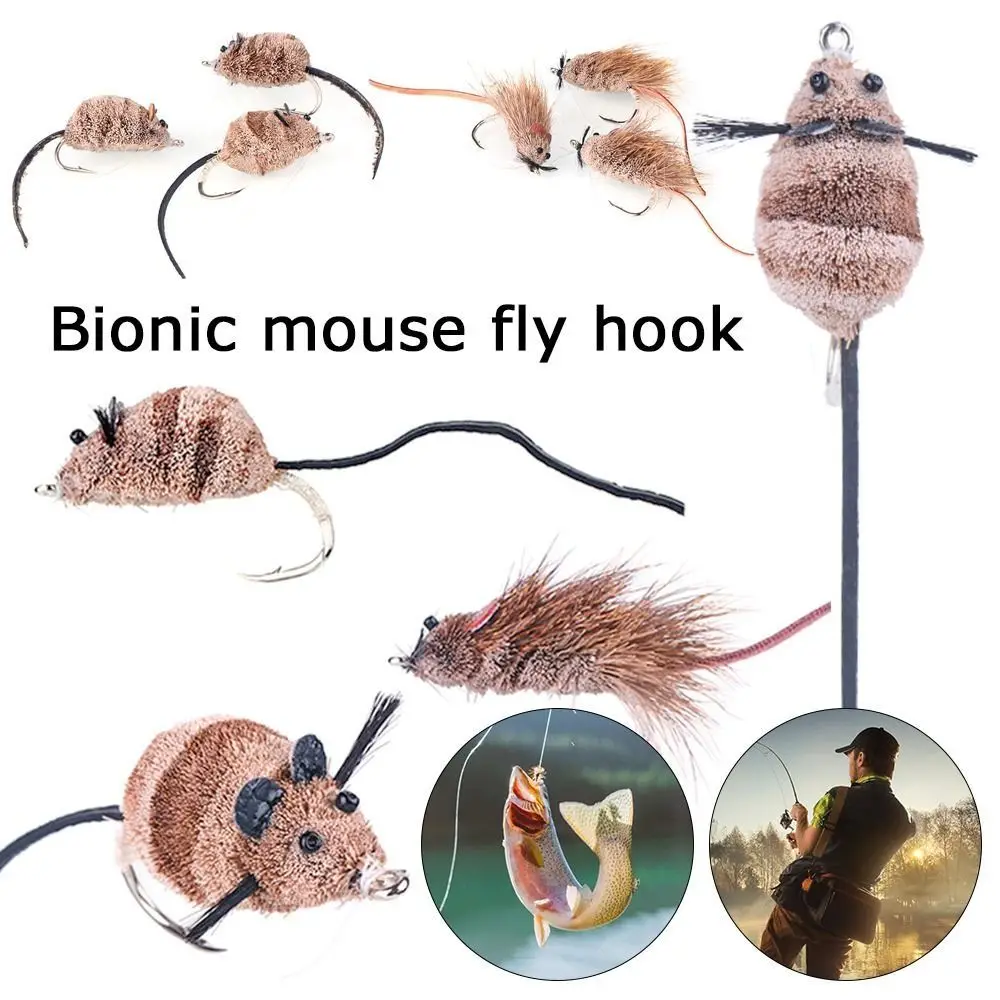 Hair Mouse Fishing Bait Fishing Lures Bionics Mouse Fishing Mouse Lure Mouse Fly Fishing Lures Mouse Fishing Bait Mouse Bait