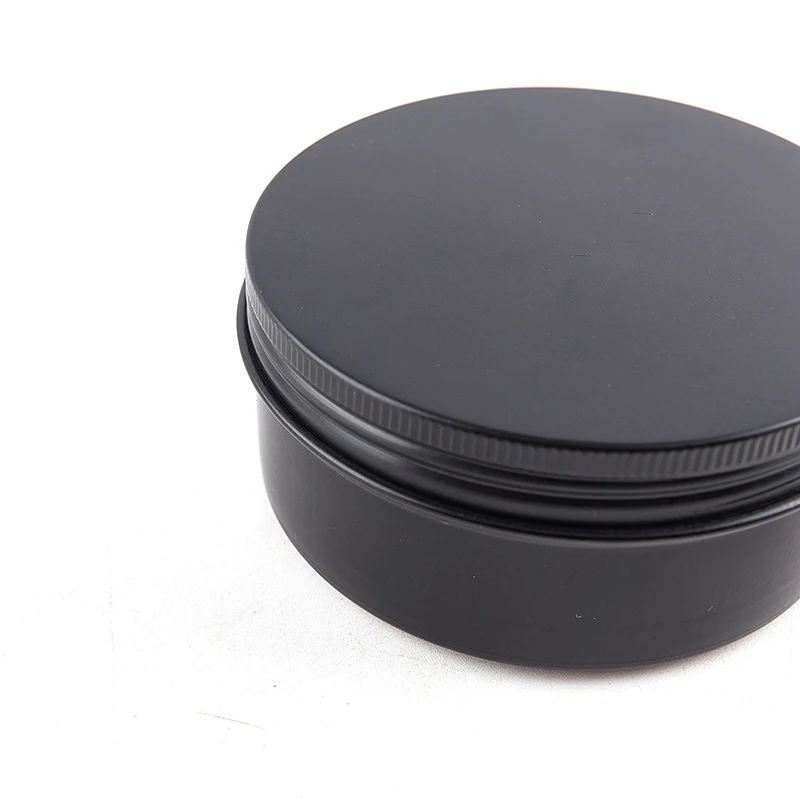 15/30/50/60/80/150/250ml Black Empty Round Aluminum Box Metal Tin Cans Cosmetic Cream Portable Travelling DIY Refillable Jar Box