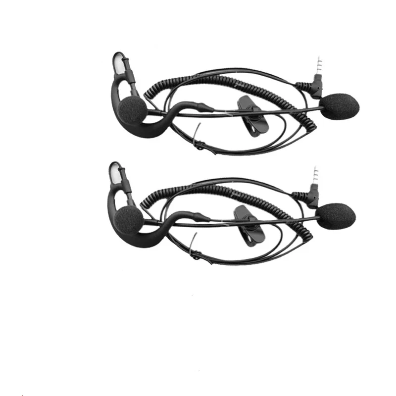 Auriculares de árbitro con gancho para la oreja, conector de 3,5mm para Vnetphone EJEAS V4/6C PLUS/PRO FBIM, intercomunicador para motocicleta