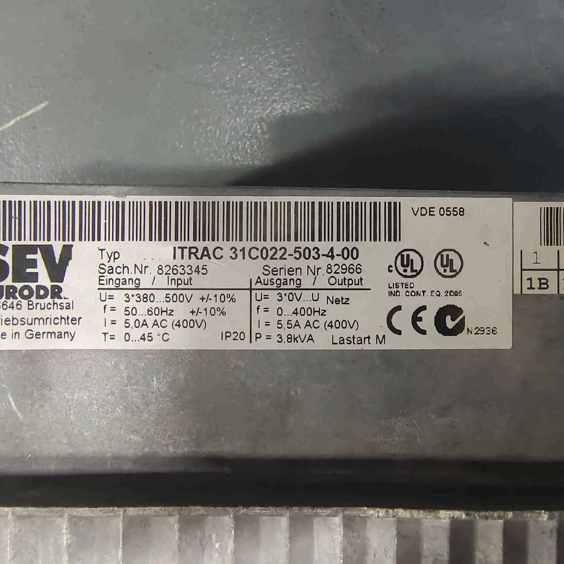 MOVITRAC31C022-503-4-00 Inverter per SEW MOVITRAC 31C022-503-4-00