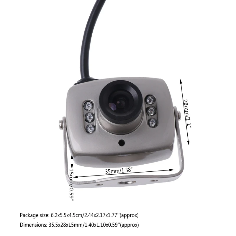 Camera quan sát hồng ngoại có dây mini Camera màu ninh ban đêm cho máy video hồng ngoại tầm nhìn