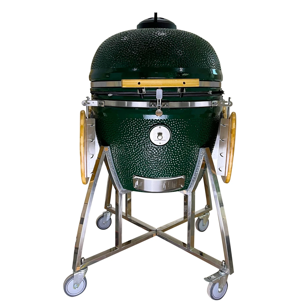 

Auplex Outdoor Ceramic Kamado 27Inch BBQ Smoker Barbecue Charcoal Rotisserie Grill