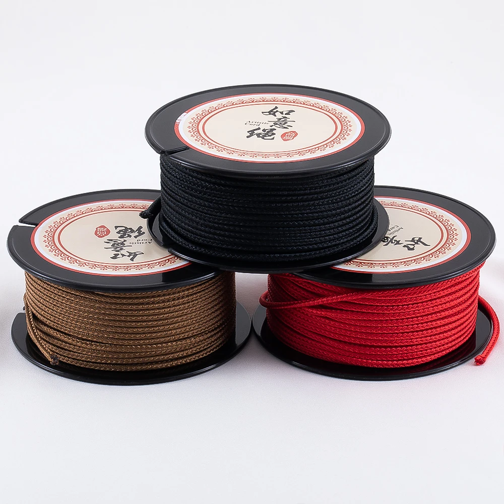 10Meter/Roll 2.5mm Cotton Thread Cord Chinese Knot Bracelet Braided String for DIY Tassel Beading String Jewelry Making Material view 4
