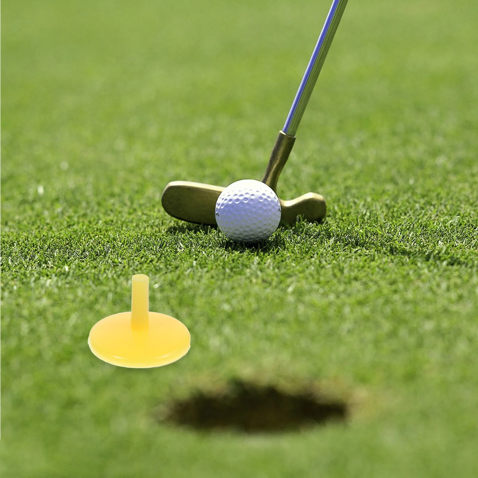 

50pcs Golf Ball Markers 0.71 Inch 18Mm Round Plastic Marker Assorted Colors Durable Training Tool For Golf Players Accessories