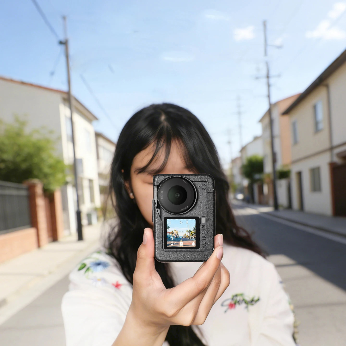 

Cage for DJI Action 6 Magnetic Quick Release Horizontal Vertical Switch ABS+PC Material 31g Flip Open Battery Cover